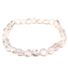 Cristal de roche - Bracelet grains