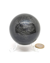 Obsidienne Argentée - Pendentif Coeur