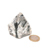 Quartz tourmaline noire - Pointe Semie Brute