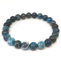 Apatite Bleue extra - Bracelet Boules