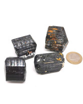 Tourmaline noire - Pierres brutes Fibreuse Mono-terminées