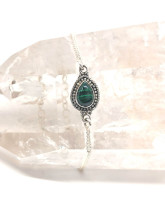 Malachite - Pendentif Donut ou PI chinois