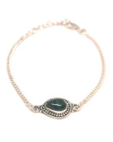 Malachite - Pendentif Donut ou PI chinois