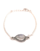 Labradorite Blanche - Bracelet Boules