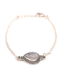 Labradorite Blanche - Bracelet Boules