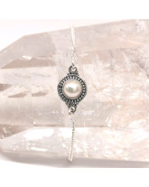 Nacre - bracelet boule 6/7mm