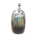 Labradorite Multicouleur - Pendentif Bélière - Cabochon