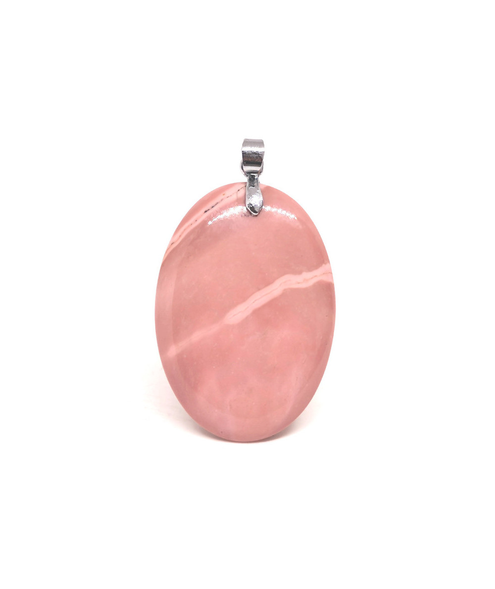 Opale rose d'Australie Extra - Pendentif bélière - 3,7 x 2,6 x 0,4 cm / 5,7 gr
