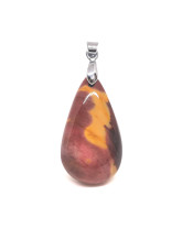 Jaspe Mokaïte - Pendentif Bélière