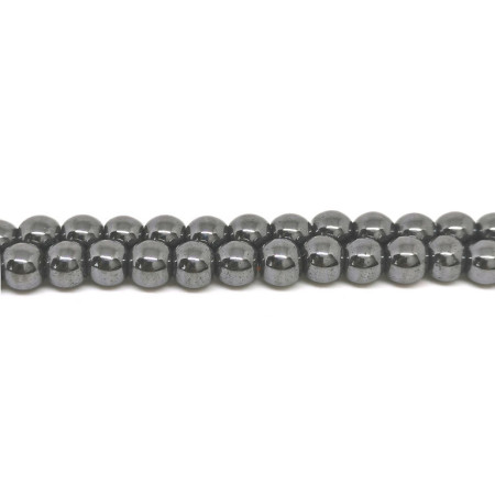 Hématite (Non aimanté) - Fil de Perles - 8 mm