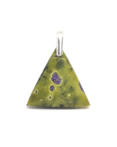 Stichtite - Pendentif Bélière Argent