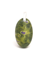 Stichtite - Pendentif Bélière Argent