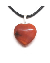 Cornaline - Pendentif Coeur