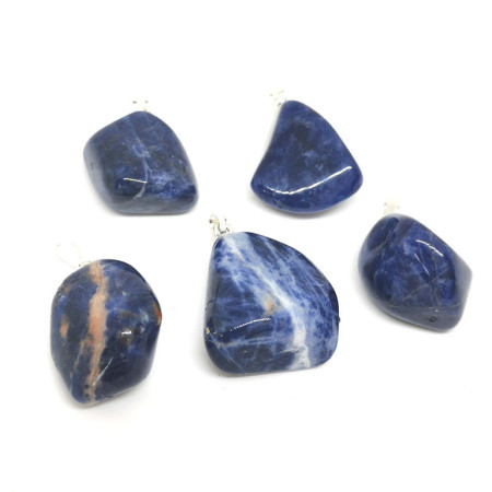 Sodalite - Pendentif Pierre Roulée