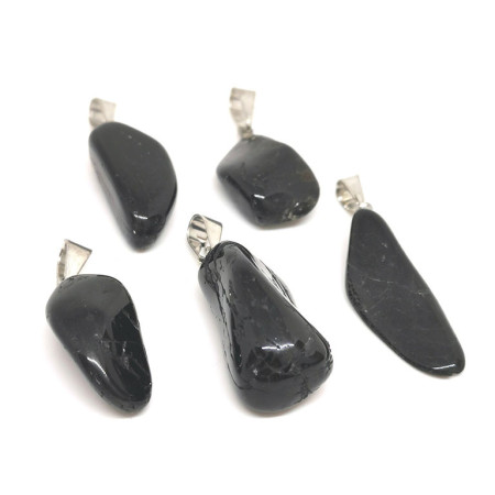 Tourmaline noire - Pendentif Pierres Roulées