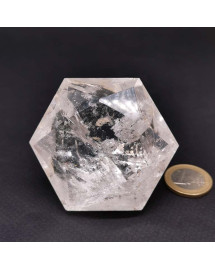 Cristal de roche -  Sceau de Salomon Grand modèle (hexagramme)