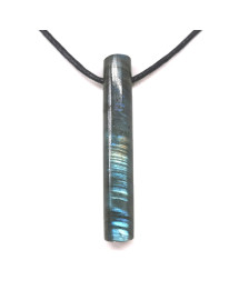 Labradorite - Pendentifs pierres percées Tubes