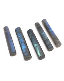 Labradorite - Pendentifs pierres percées Tubes
