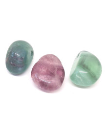 Fluorite - Pendentif pierre percée