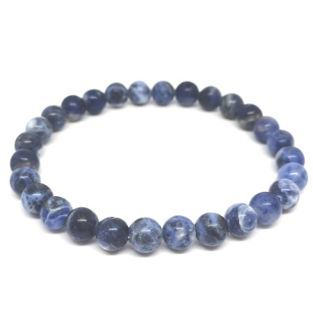 Sodalite - Bracelet Boules - Grande Taille