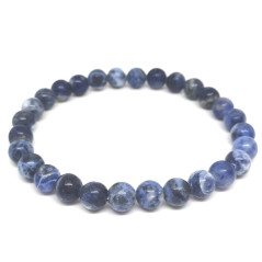 Sodalite - Bracelet Boules - Grande Taille