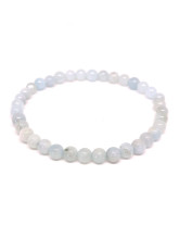 Aigue Marine AAA - Bracelet Boules 4/5 mm