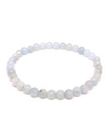 Aigue Marine AAA - Bracelet Boules 4/5 mm
