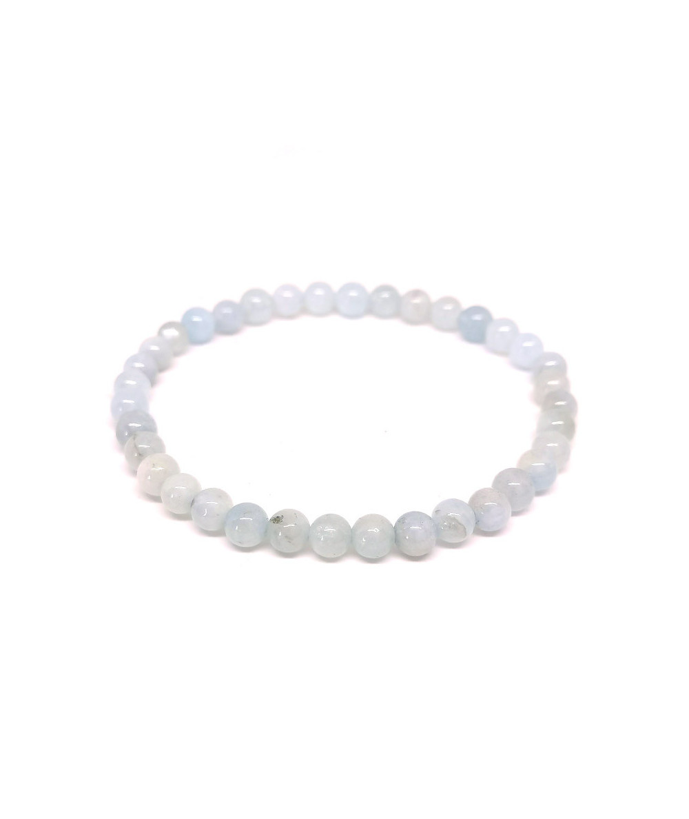 Aigue Marine AAA - Bracelet Boules 4/5 mm