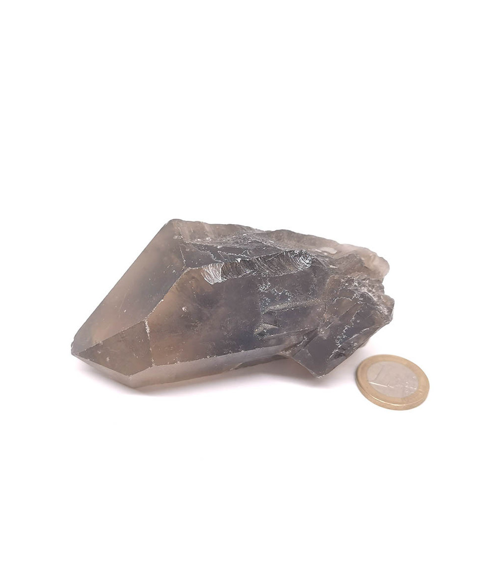 Quartz Fumé - Pointe Brute mono terminée - Grand Modéle