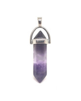 Pendentif  Améthyste biterminé