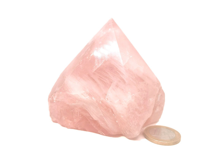 Quartz Rose - Pointe Semi-Polie