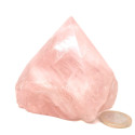 Quartz Rose - Pointe semie polie