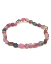 Tourmaline Multi-couleurs - Bracelet Grains