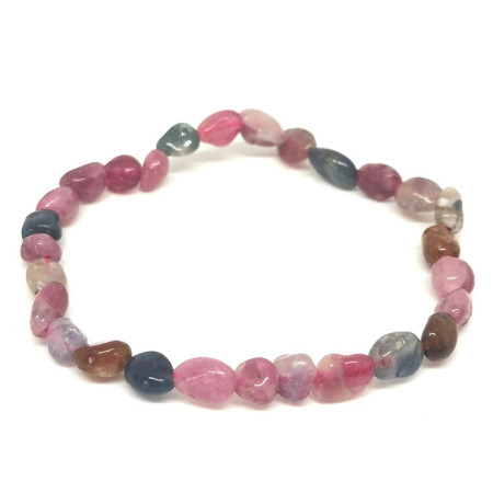 Tourmaline Multi-couleurs - Bracelet Grains