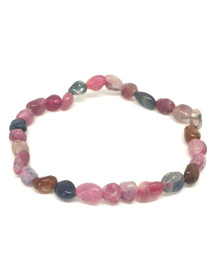 Tourmaline Multi-couleurs - Bracelet Grains