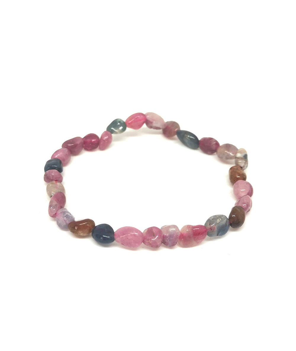 Tourmaline Multi-couleurs - Bracelet Grains