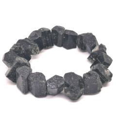 Tourmaline noire - Bracelet Pierres Brutes