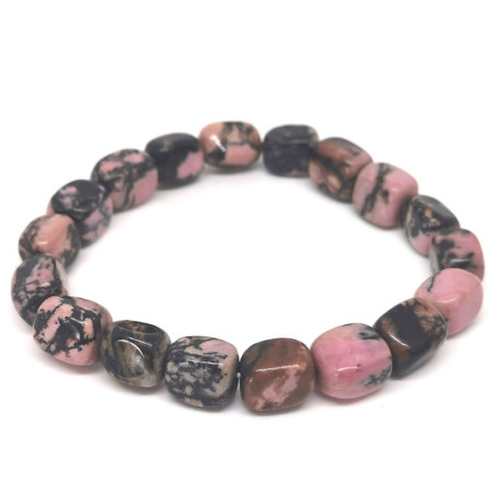 Rhodonite - Bracelet Pierres Roulées