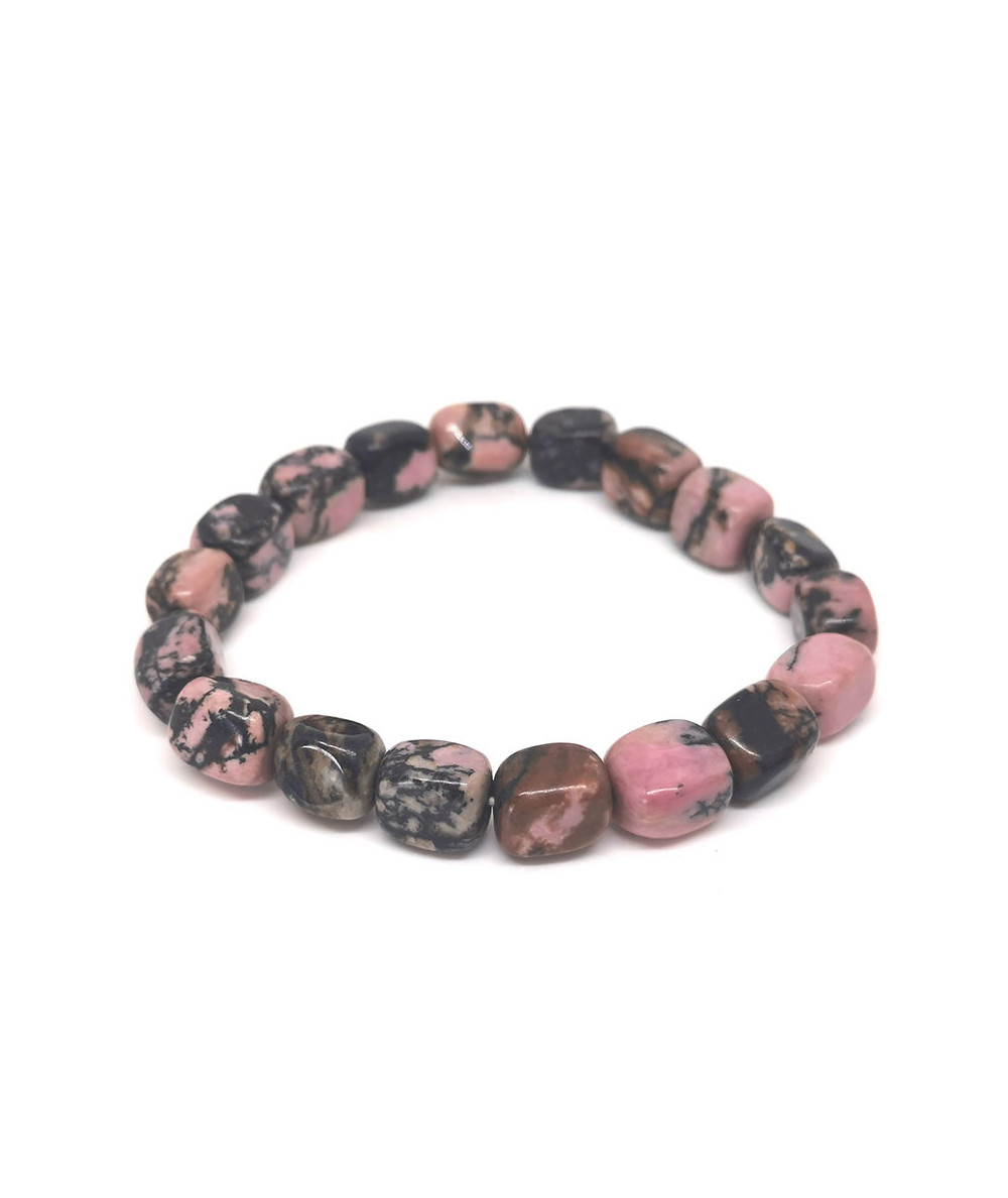 Rhodonite - Bracelet Pierres Roulées