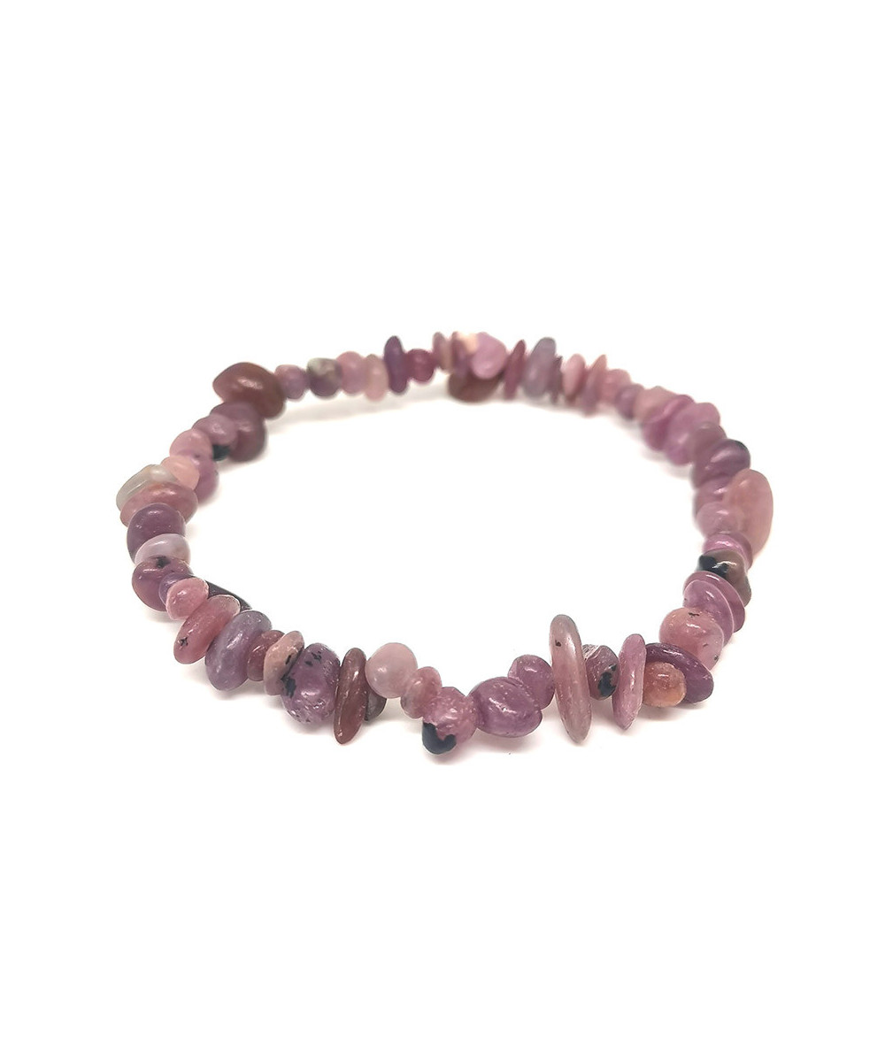 Rubis - Bracelet Pierres roulées