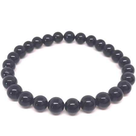 Tourmaline noire - Bracelet boules - Grande Taille