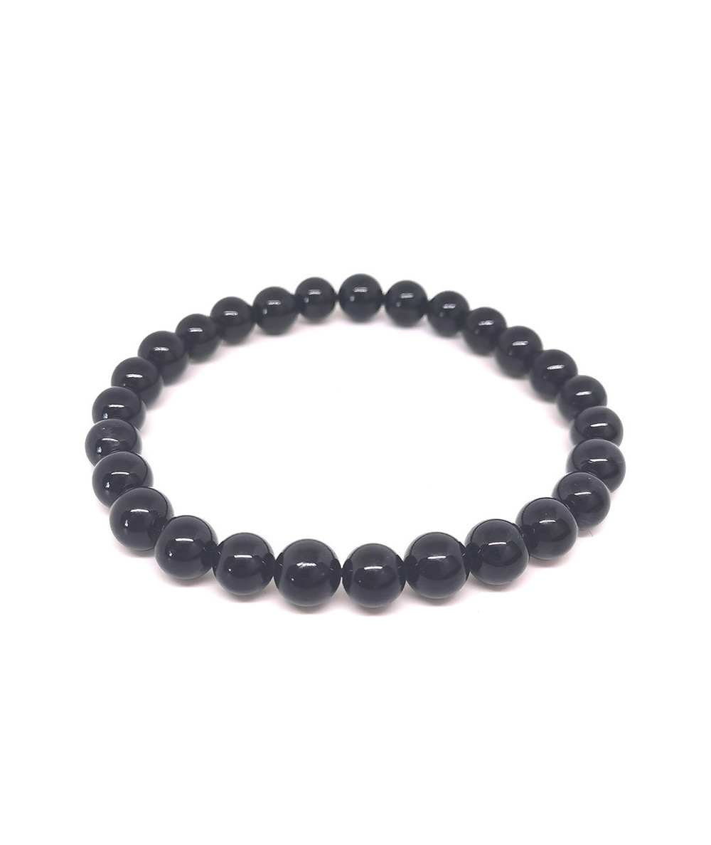 Tourmaline noire - Bracelet boules - Grande Taille