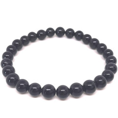 Tourmaline noire - Bracelet boules - Grande Taille