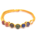 7 Chakras - Bracelet Tissu