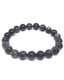 Oeil de Chat Naturel - Bracelet Boules 6 mm