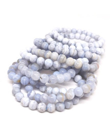 Calcédoine bleue