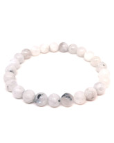 Labradorite Blanche - Bracelets Boules