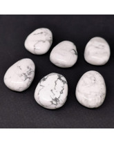 Howlite - Pendentif pierre percée