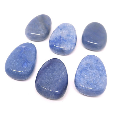 Quartz bleu - Pendentif pierre percée