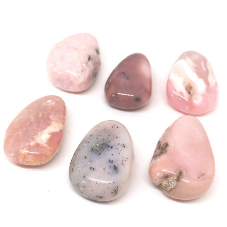 Opale Rose - Pendentif Pierre Percée